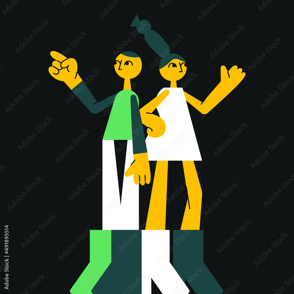 Family, couple psychotherapy. Man and woman illustrations of friends or couple. Therapy vector illustration Family, couple psychotherapy. Man and woman illustrations of friends or couple. Therapy vector illustration