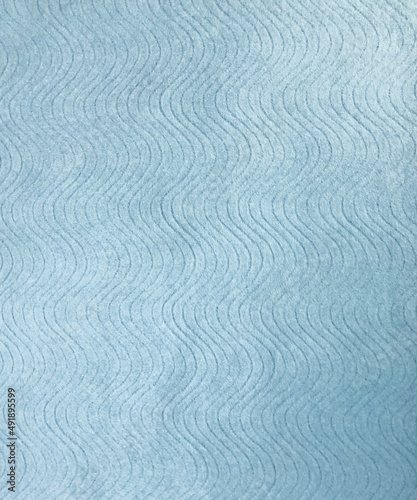 素材／テクスチャー・手漉き和紙　浪文様　藤色　青紫色