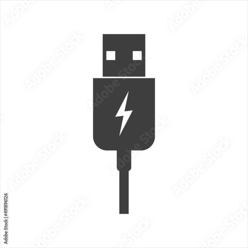 usb Vector icon . Lorem Ipsum Illustration design.