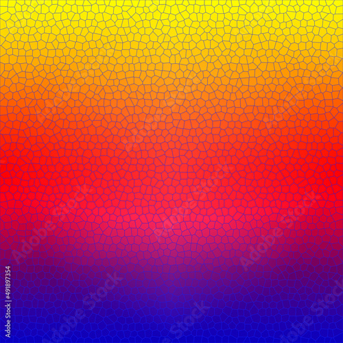blue red and yellow gradient abstract for background and design