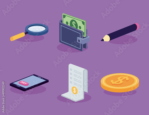 financial and economy icons