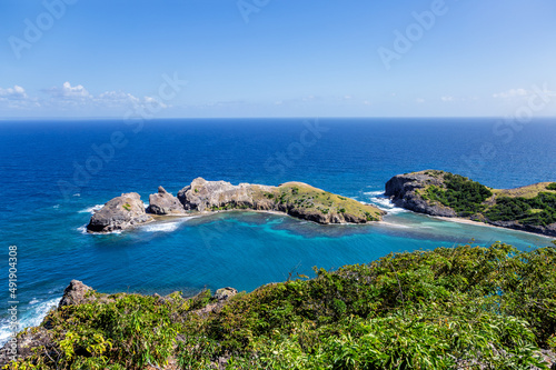 Bay of Pompierre, Terre-de-Haut, Iles des Saintes, Les Saintes, Guadeloupe, Lesser Antilles, Caribbean.