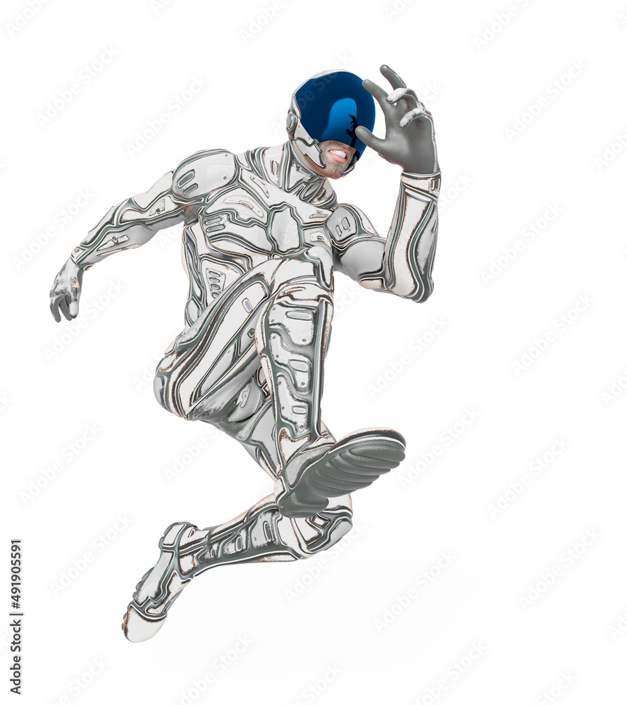 mega soldier is jumping fast mega soldier is jumping fast