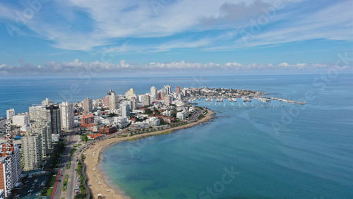 Wonderful panoramic view of Punta del Este main avenue and the seaside in Maldonado State, Uruguay © MARCIA COBAR