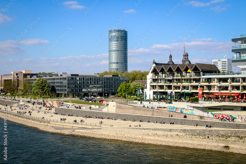 Modern architecture in the city of Cologne, Germany