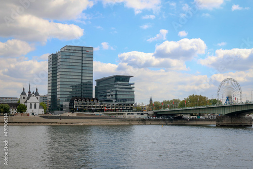 Modern architecture in the city of Cologne  Germany