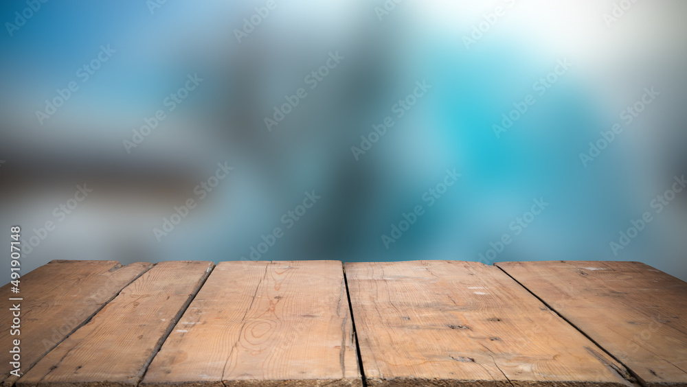 empty wooden table on background empty wooden table on background