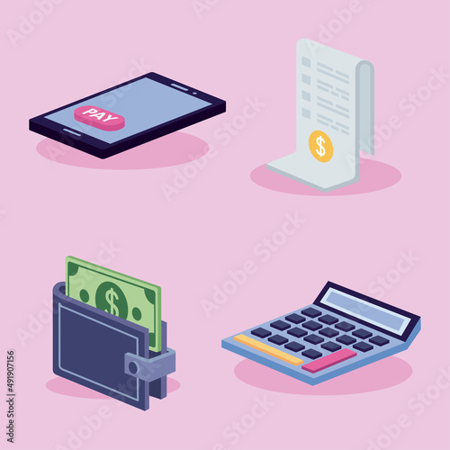 financial and economy icons