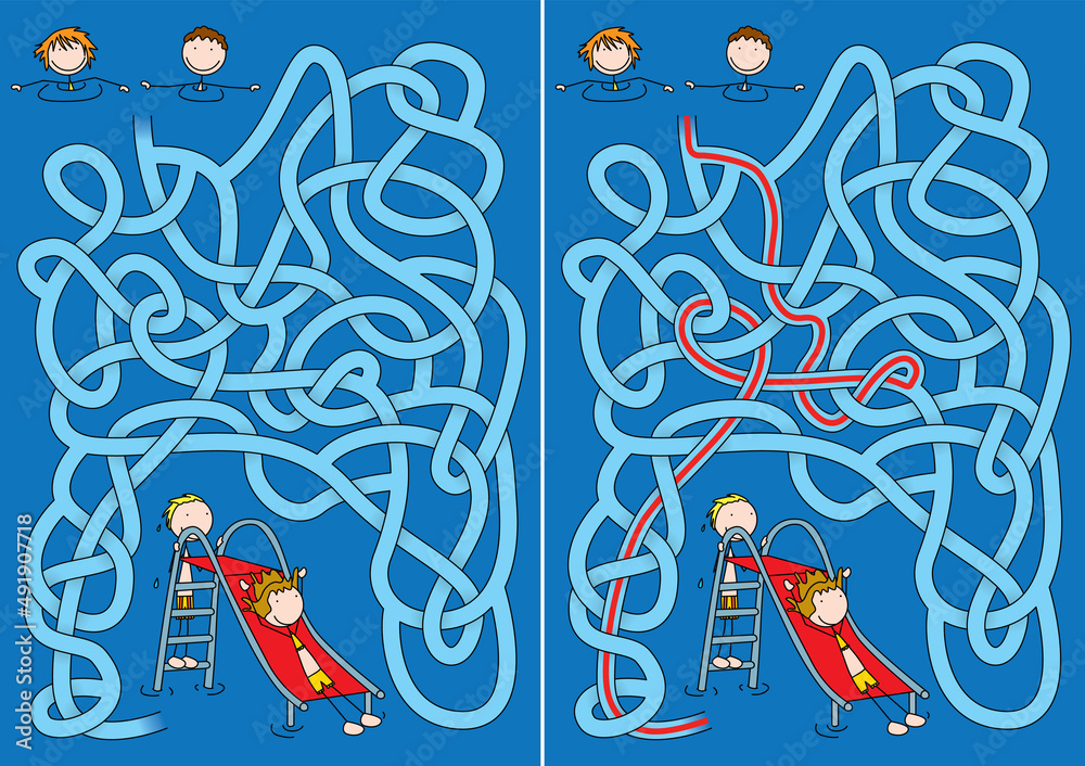Happy kids maze Happy kids maze