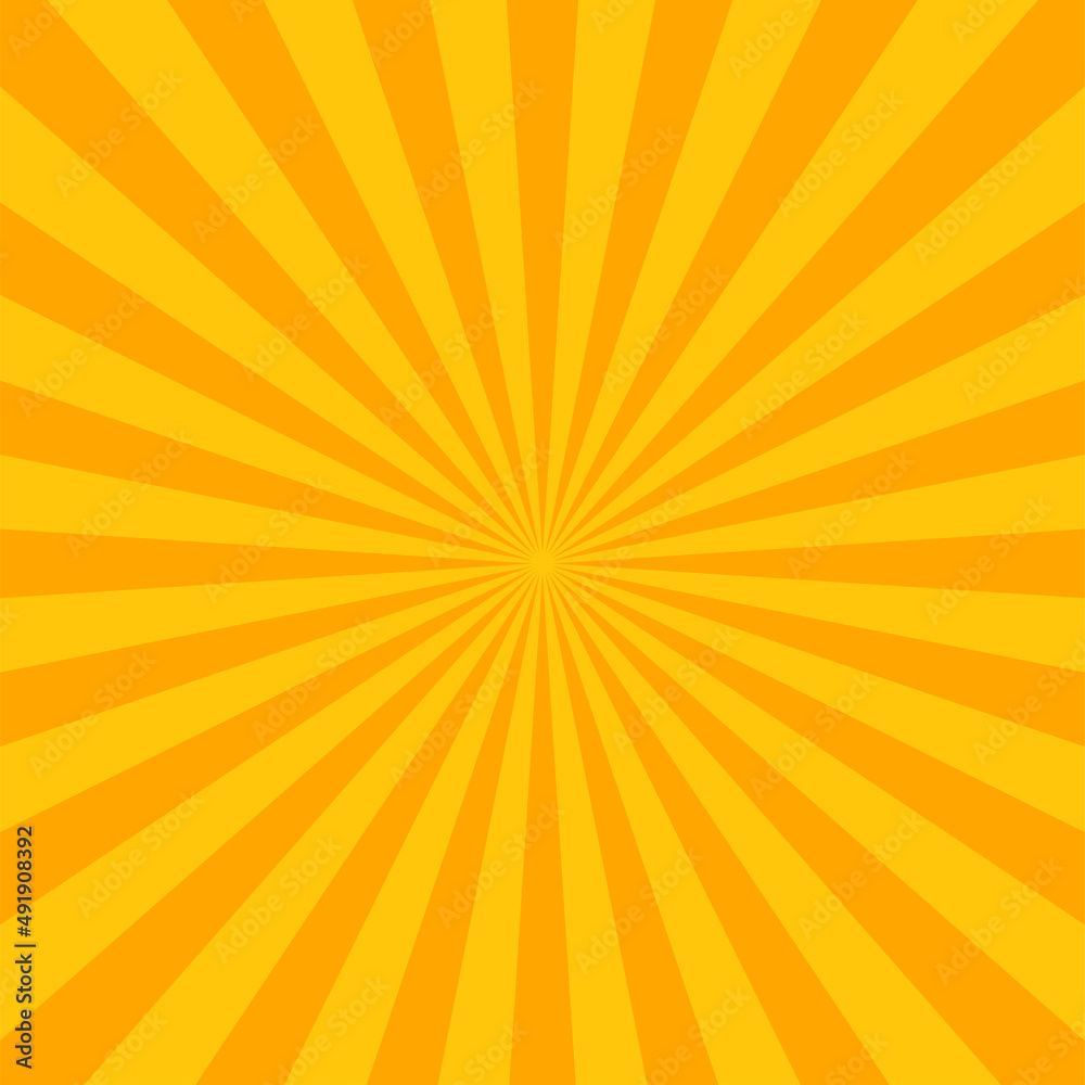 Sun sunburst pattern background. Vector - obrazy, fototapety, plakaty 