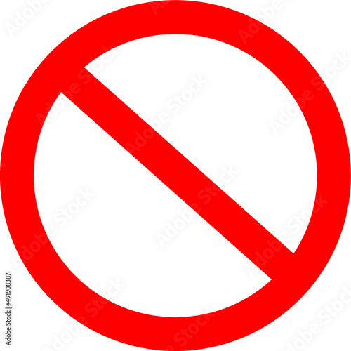 no sign