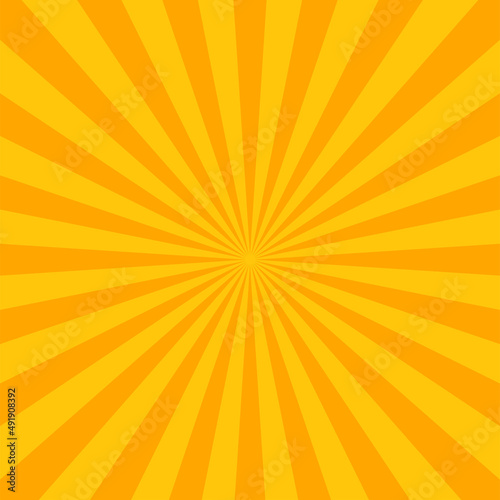 Sun sunburst pattern background. Vector