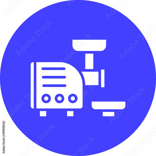 Meat Grinder Icon Style