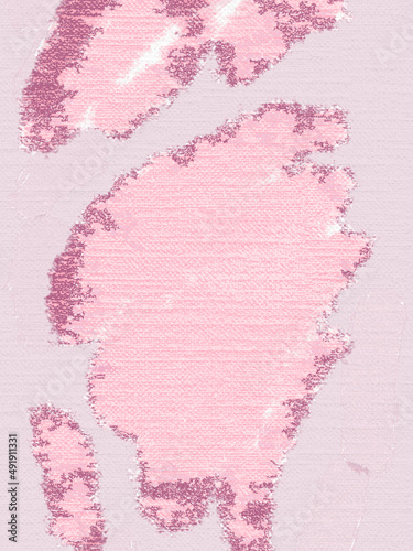Lilac background with pink abstract spot. Canvas for printing. Beautiful pattern in pink color for fabric.