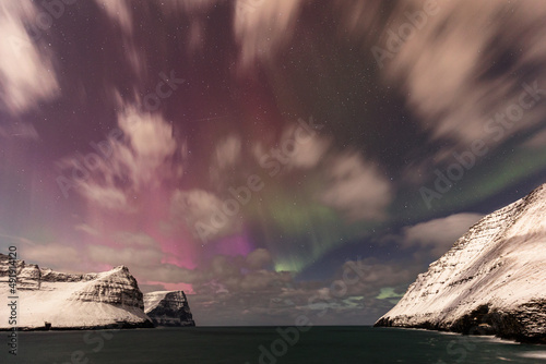 Aurora Borealis over Faroe Islands