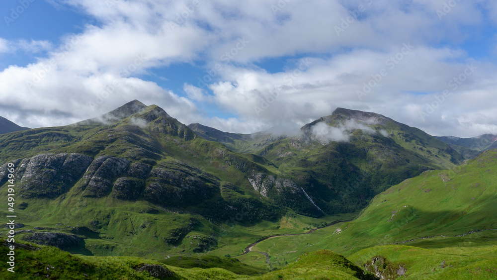 landscape with clouds