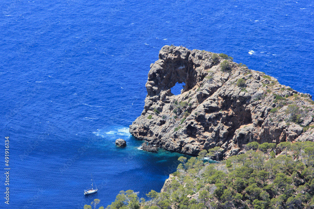 Schöne Landschaft an der Küste auf Mallorca