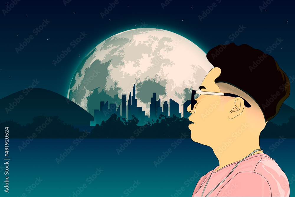 man and planet, One night in the mountains man and planet, One night in the mountains