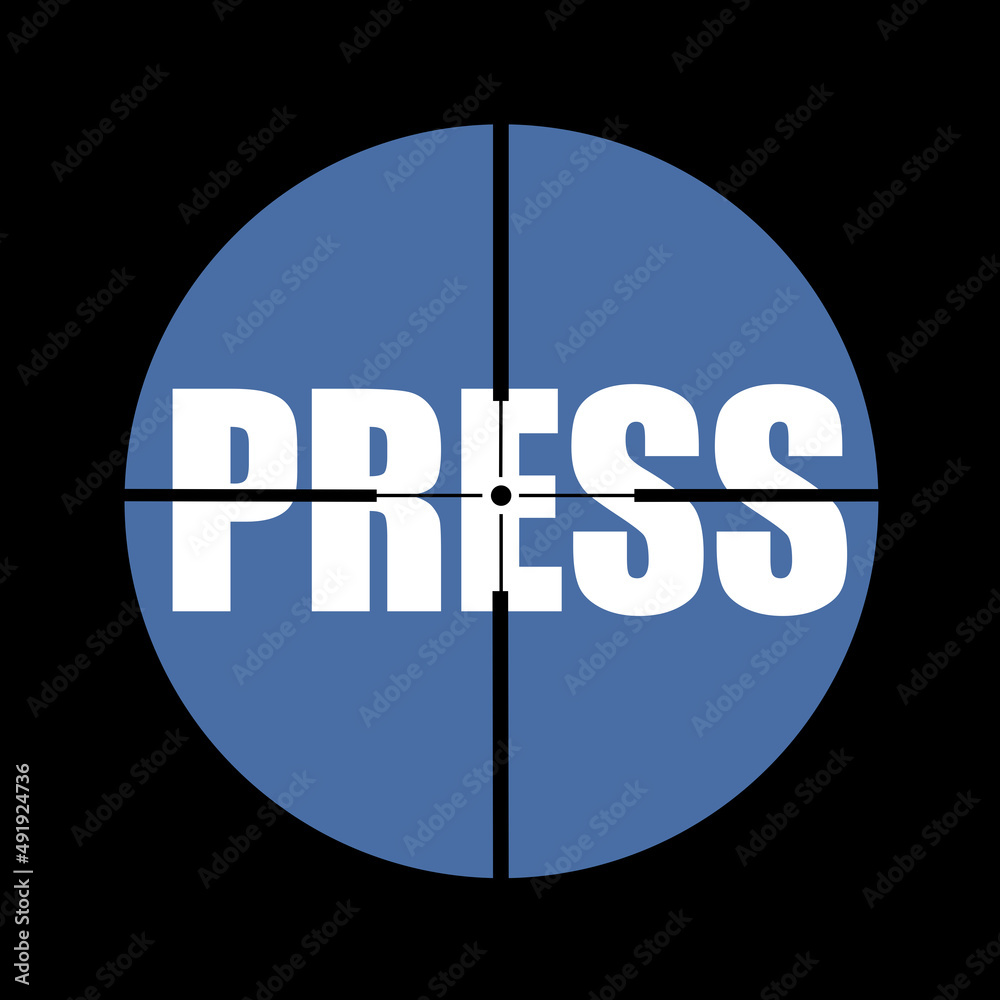 Gunsight and Press journalist, journalism, press reporter, media and