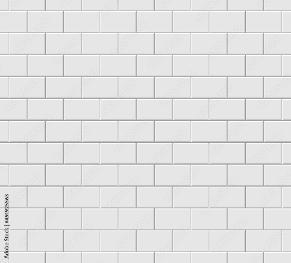 Obraz premium decorative white tile