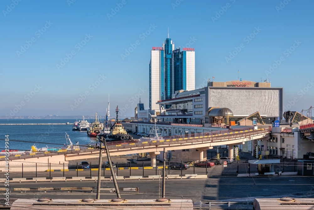 Passenger Port in Odessa, Ukraine
