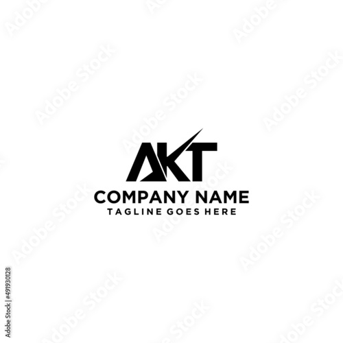 AKT letter logo design