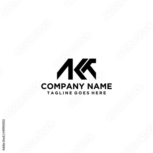 AKT letter logo design