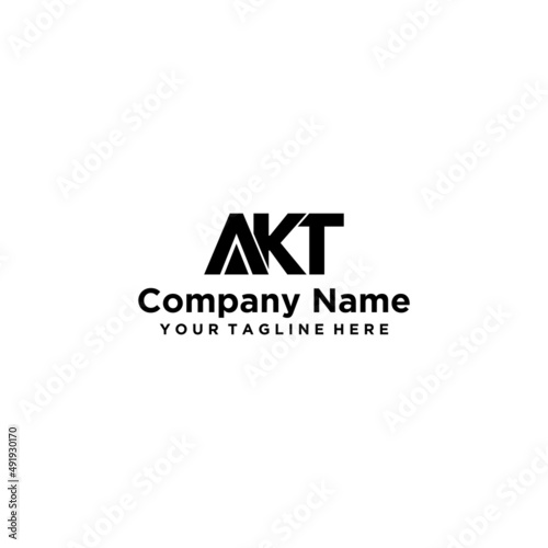 AKT letter logo design
