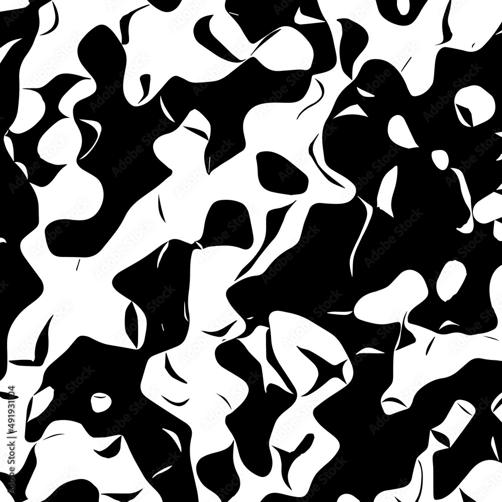 Black And White Urban Vector Texture Template.