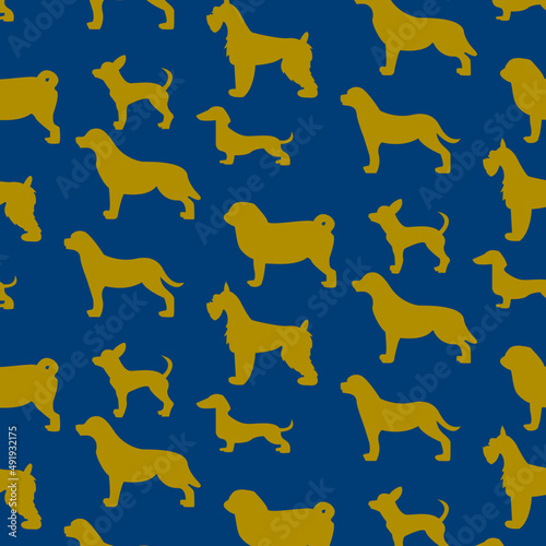 siluetas de perros