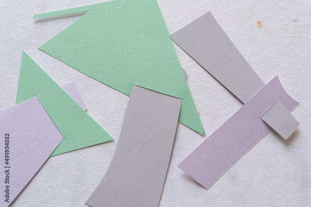 textured paper background with irregular and geometric shapes textured paper background with irregular and geometric shapes