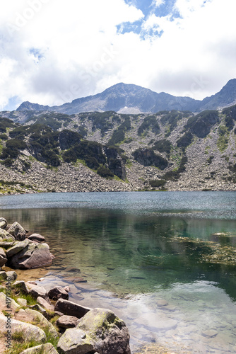 Pirin Mountain and Fish Banderitsa lake, Bulgaria