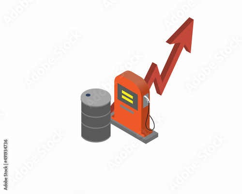 high oil price with higher price per barrel