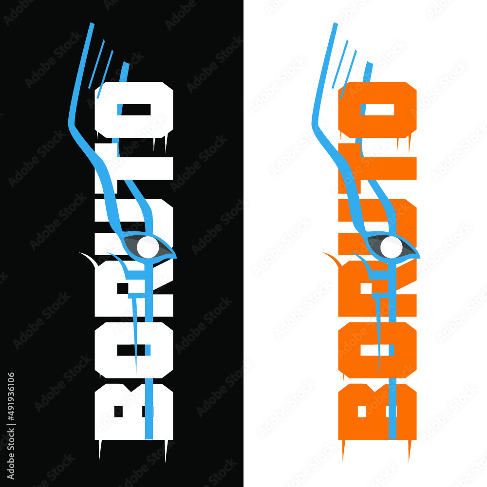 vector design of the curse symbol in boruto's eyes with the art of