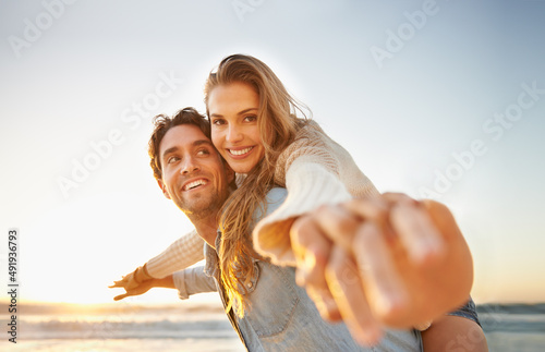 Bild auf Leinwand Celebrating their love