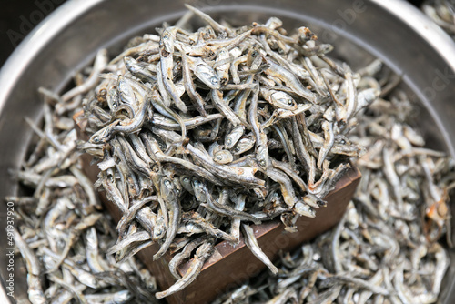 한국의 음식재료인 멸치