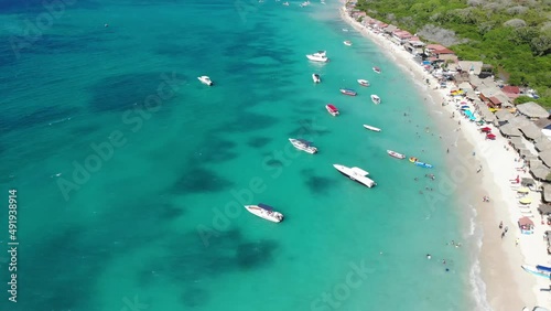 Playa Tranquila. Baru. Cartagena.  Bolivar. Colombia.