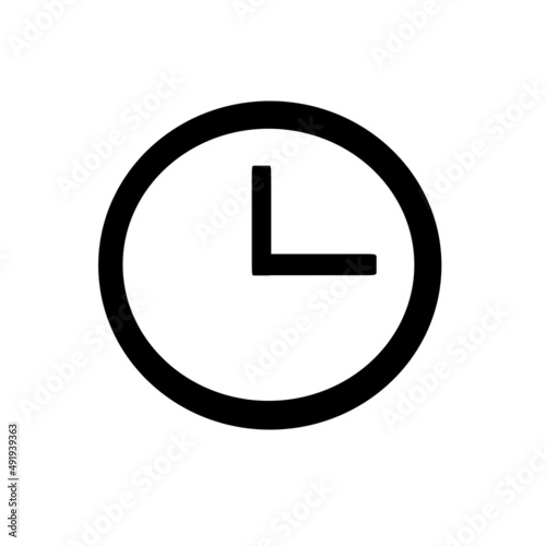 Simple analogue clock sign