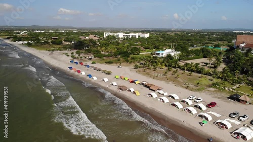 Manzanillo Beach. Cartagena.  Bolivar. Colombia