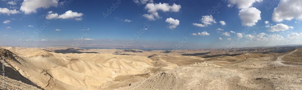 Panorama of the Judean desert