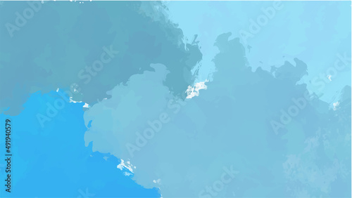 Blue watercolor background for your design  watercolor background concept  vector.