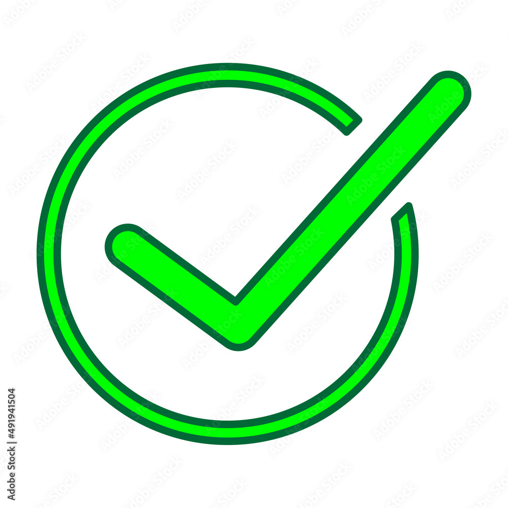 Checkmark right icon. Tick icon. Checkmark icon. Checkbox icon. Vector illustration. stock image. Checkmark right icon. Tick icon. Checkmark icon. Checkbox icon. Vector illustration. stock image.