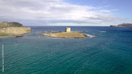 Torre Della Pelosa Sardinia Italy Beach Castle 