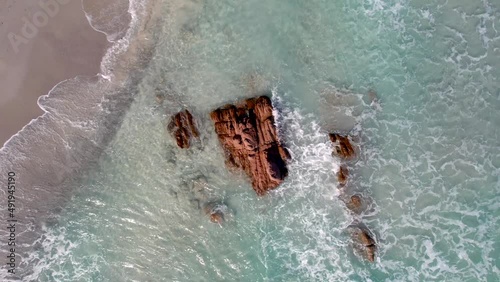 Sardinia Italy Clear Blue Ocean Porto Istana Beach Kite