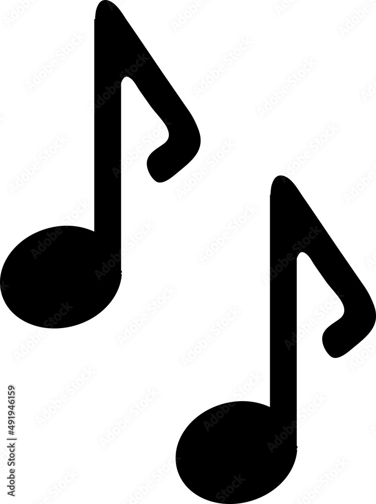 Vector music Icon on white background..eps Vector music Icon on white background..eps