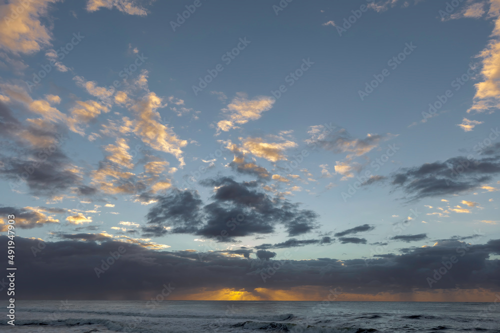 Sky replacement of sunrise colors and clouds Sky replacement of sunrise colors and clouds