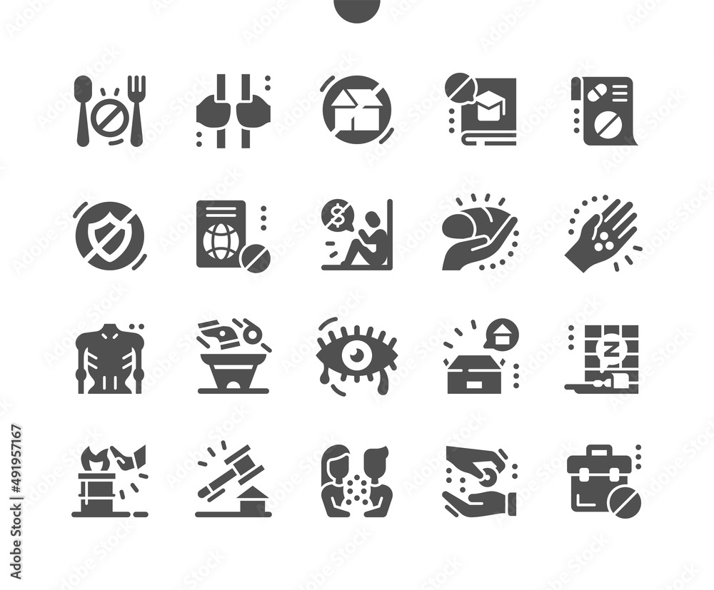 Destitution. Home deprivation. Mendicancy. Begging and beggars. Homeless, poverty, unemployed and hopeless. Vector Solid Icons. Simple Pictogram Destitution. Home deprivation. Mendicancy. Begging and beggars. Homeless, poverty, unemployed and hopeless. Vector Solid Icons. Simple Pictogram