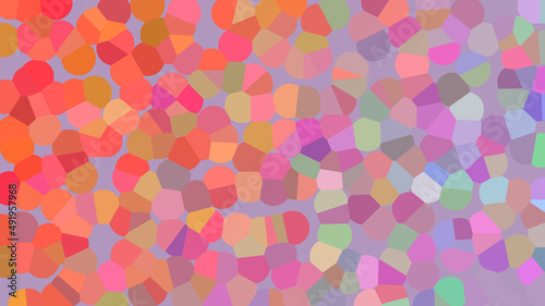 Wallpaper Mural abstract background consisting of squares. Color gradient from purple to red, yellow, blue. Torontodigital.ca