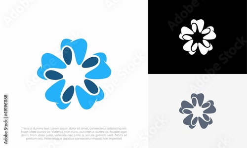 star dental logo vector icon illustration