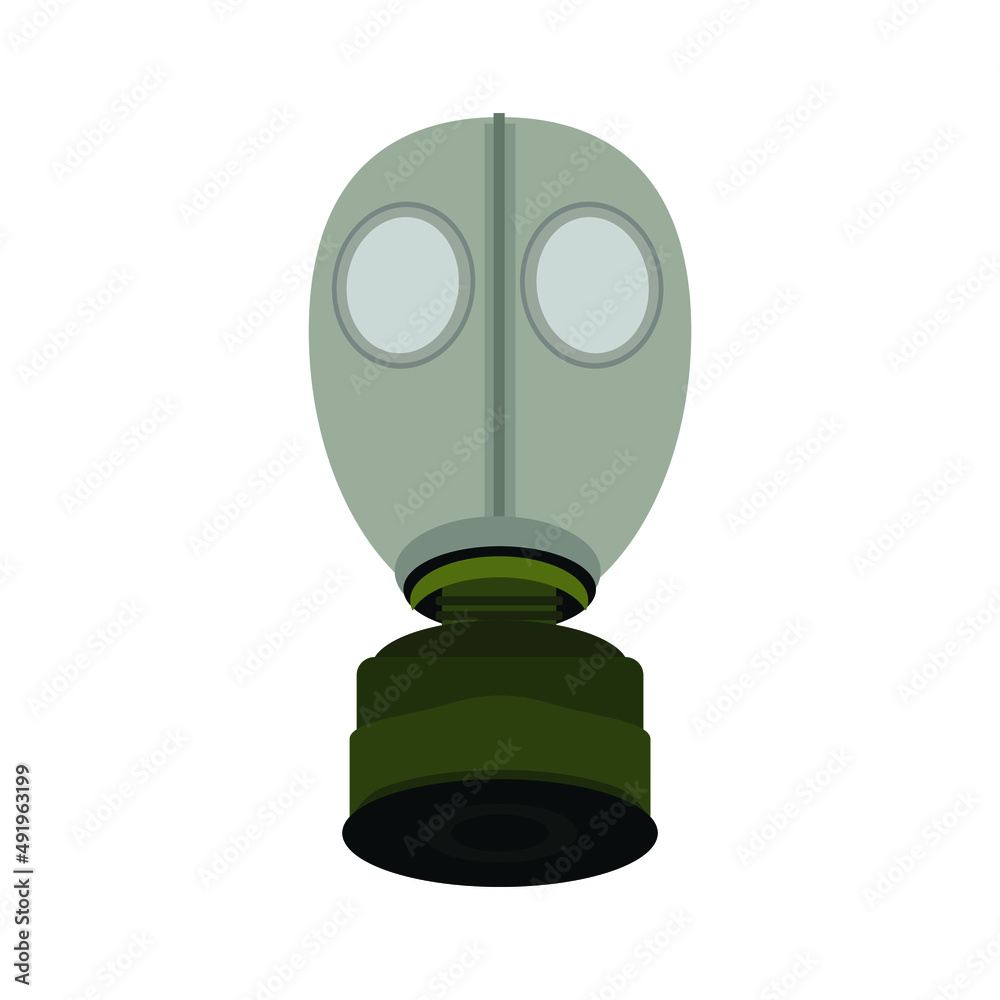 gas mask isolated on white background